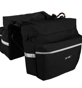 BV Bicycle Panniers with Adjustable Hooks and Carrying Handle