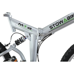 Stowabike 26- Folding Dual Suspension Mountain Bike 18 Speed