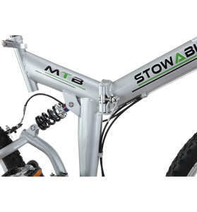 Stowabike 26- Folding Dual Suspension Mountain Bike 18 Speed
