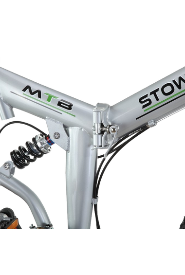 Stowabike 26- Folding Dual Suspension Mountain Bike 18 Speed